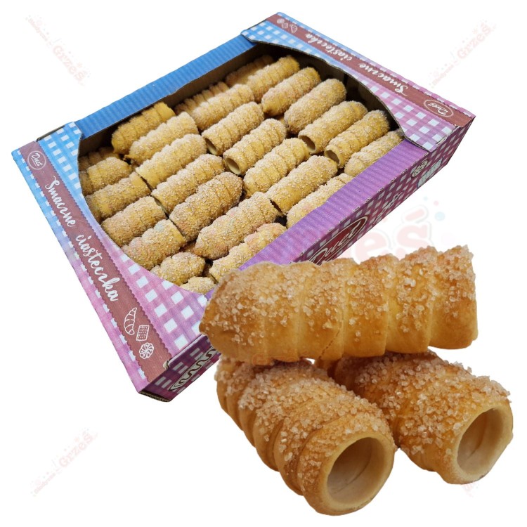 Kruche rurki puste,ciastka rurki do nadziewania 1,3kg  Duet