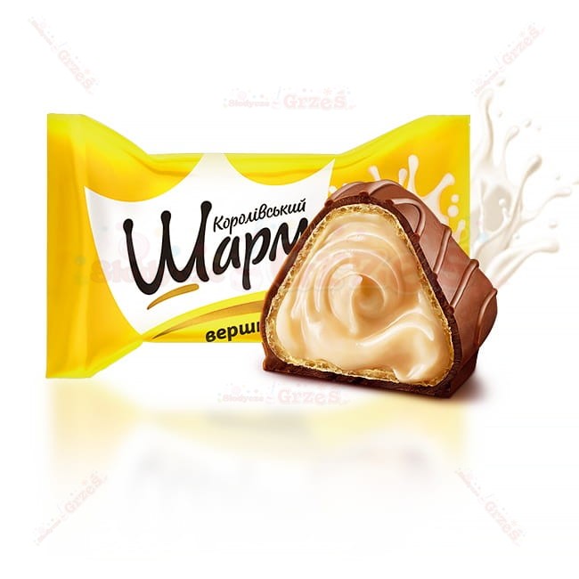 Wafelki z nadzieniem śmietankowym Royal Charm 2,2kg ABK  | pakowane