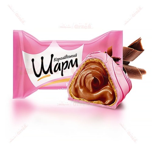 Wafelki z nadzieniem czekoladowym Royal Charm ROSE 2,2kg ABK  | pojedyńczo pakowane